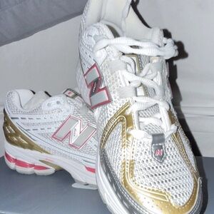 New Balance 1906R U1906RCH White Gold Pink  Y2K Running Shoes